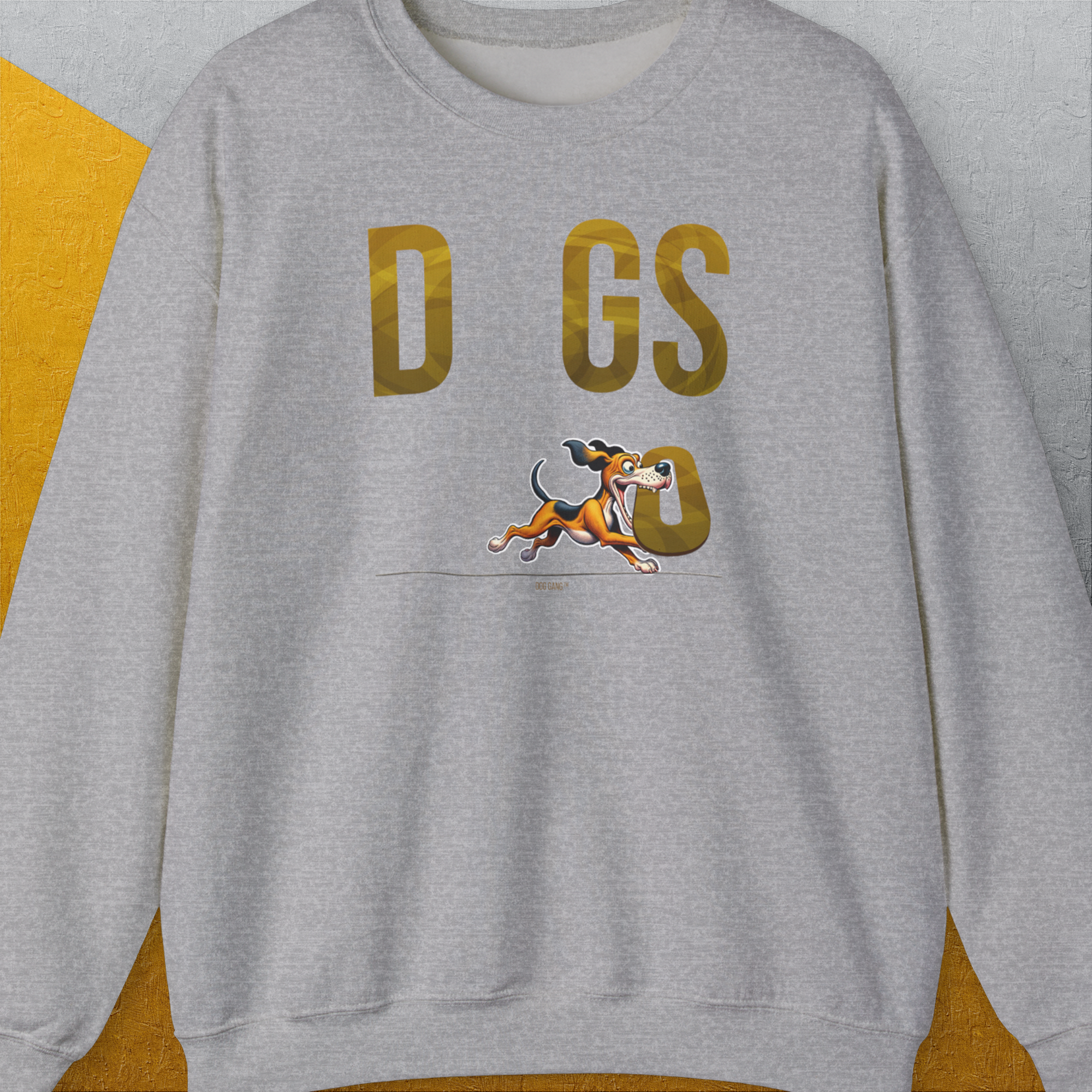 DOGS Series (D-GS), Volume 1, Unisex Sweatshirt-Sport Grey, Design by Dog Gang