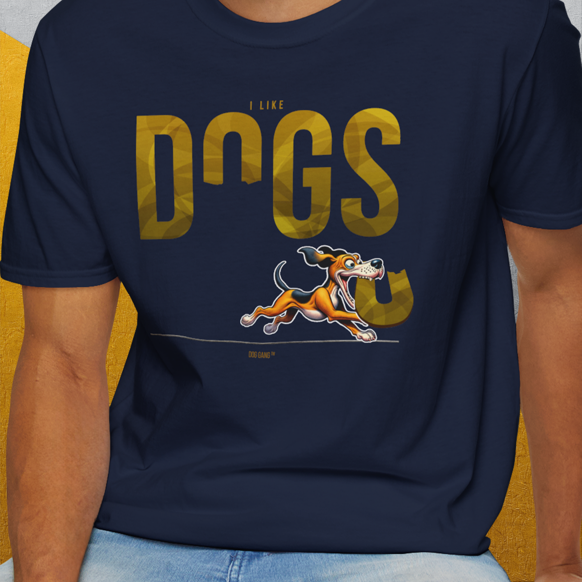 DOGS Series (D-GS), Volume 2, Unisex T-Shirt-. For dog lovers and dog owners. Design by Dog Gang