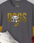 DOGS Series (D-GS), Volume 3, Unisex T-Shirt-Charcoal, Design by Dog Gang