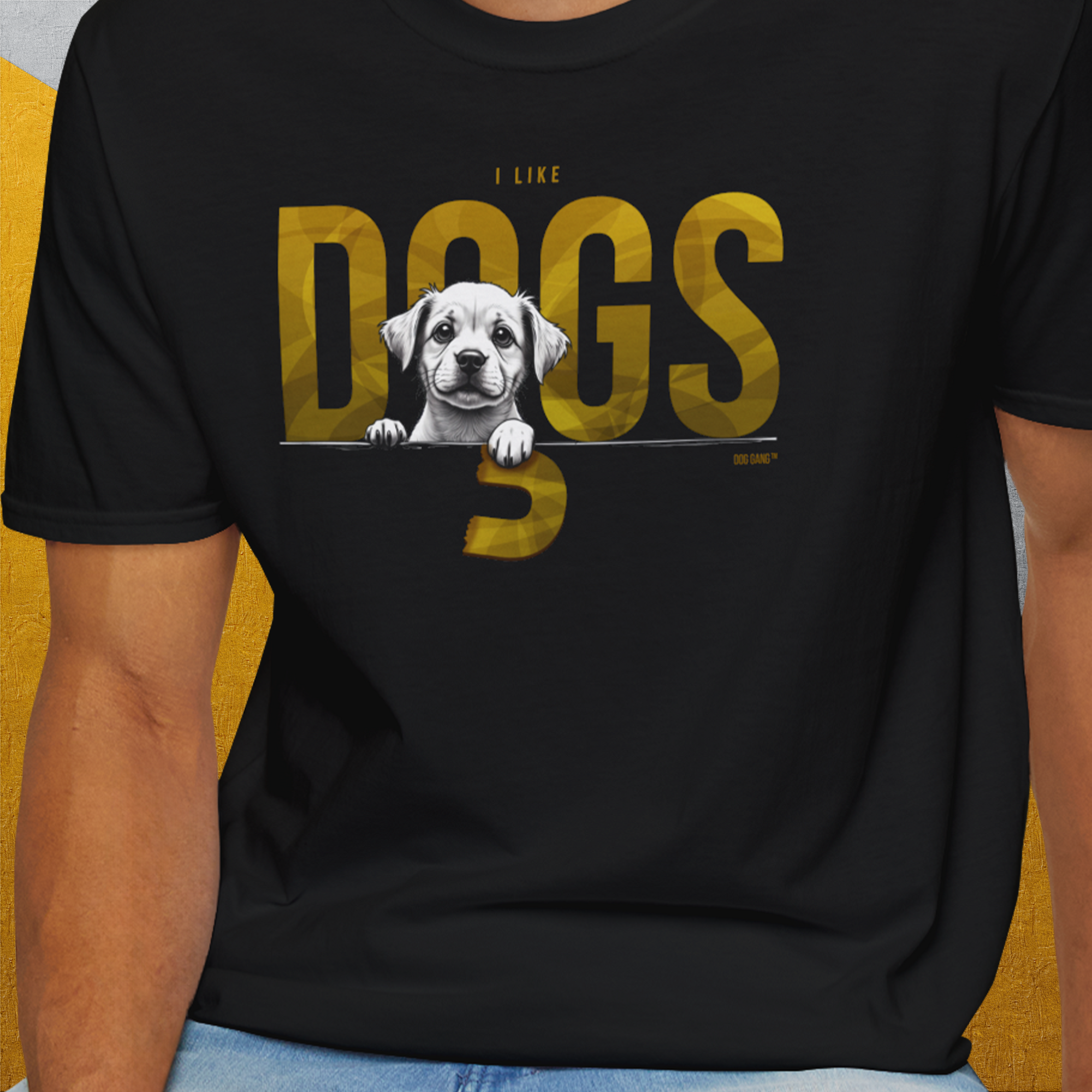 DOGS Series (D-GS), Volume 3, Unisex T-Shirt-. For dog lovers and dog owners. Design by Dog Gang