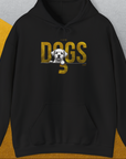 DOGS Series (D-GS), Volume 3, Unisex Hoodie-Black, Design by Dog Gang
