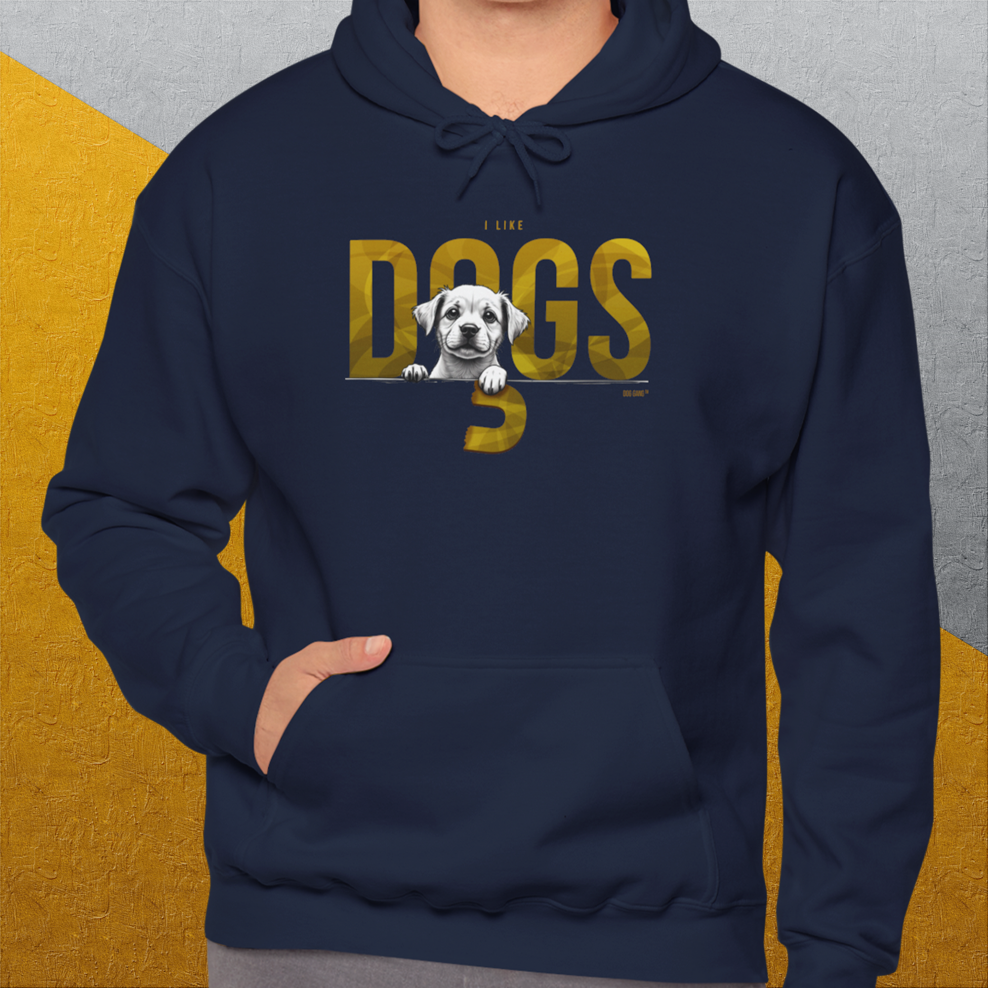 DOGS Series (D-GS), Volume 3, Unisex Hoodie-. For dog lovers and dog owners. Design by Dog Gang