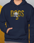 DOGS Series (D-GS), Volume 3, Unisex Hoodie-. For dog lovers and dog owners. Design by Dog Gang