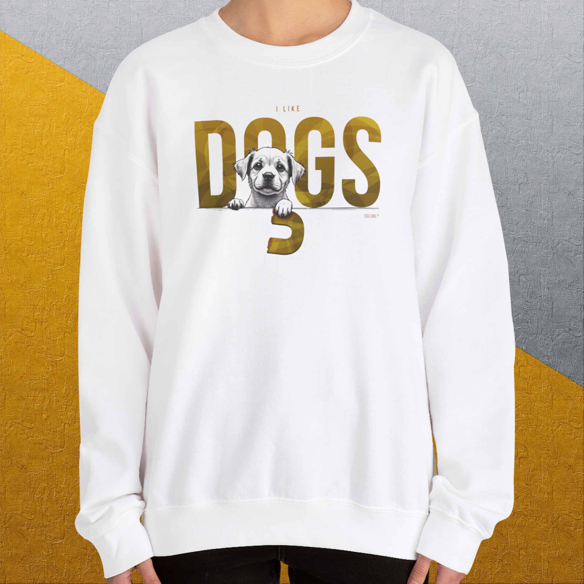 DOGS Series (D-GS), Volume 3, Unisex Sweatshirt-. A perfect gift for dog lovers and dog owners. Design by Dog Gang