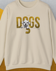 DOGS Series (D-GS), Volume 3, Unisex Sweatshirt-Sand, Design by Dog Gang