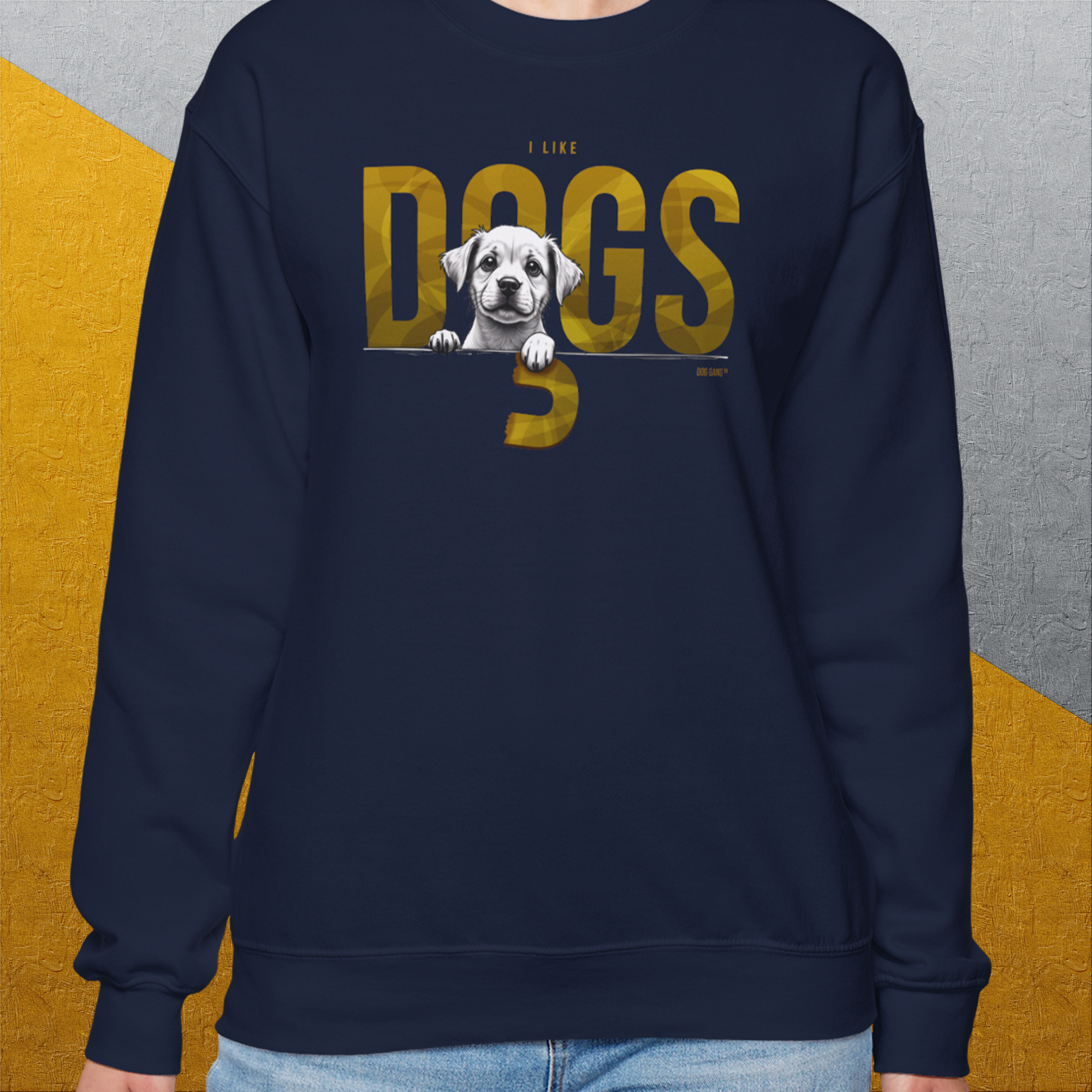 DOGS Series (D-GS), Volume 3, Unisex Sweatshirt-, a fun and stylish sweatshirt design for dog lovers from Dog Gang