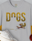 DOGS Series (D-GS), Volume 4, Unisex T-Shirt-Sport Grey. A perfect gift for dog lovers and dog owners. Design by Dog Gang
