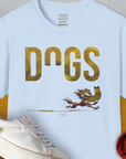 DOGS Series (D-GS), Volume 4, Unisex T-Shirt-Light Blue, Design by Dog Gang