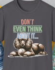 Don't Even Think About It..., Volume 1, Unisex T-Shirt-Charcoal. A perfect gift for dog lovers and dog owners. Design by Dog Gang