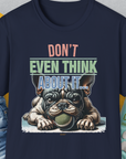 Don't Even Think About It..., Volume 2, Unisex T-Shirt-Navy, Design by Dog Gang