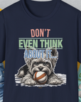 Don't Even Think About It..., Volume 3, Unisex T-Shirt-Navy, Design by Dog Gang