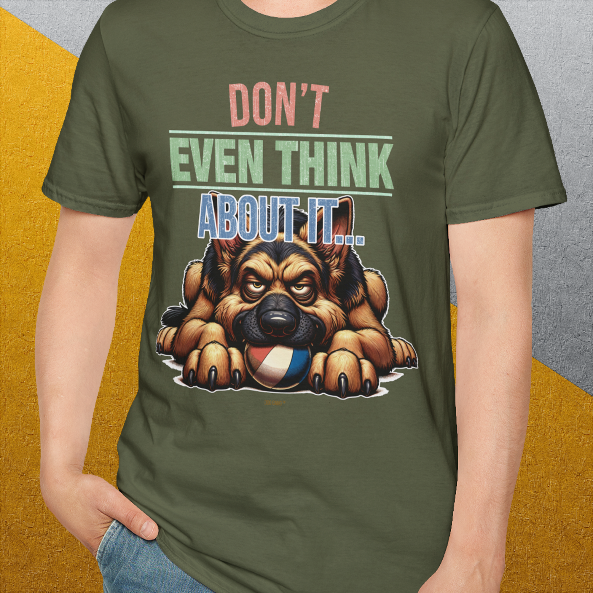 Don't Even Think About It..., Volume 4, Unisex T-Shirt-, Design by Dog Gang