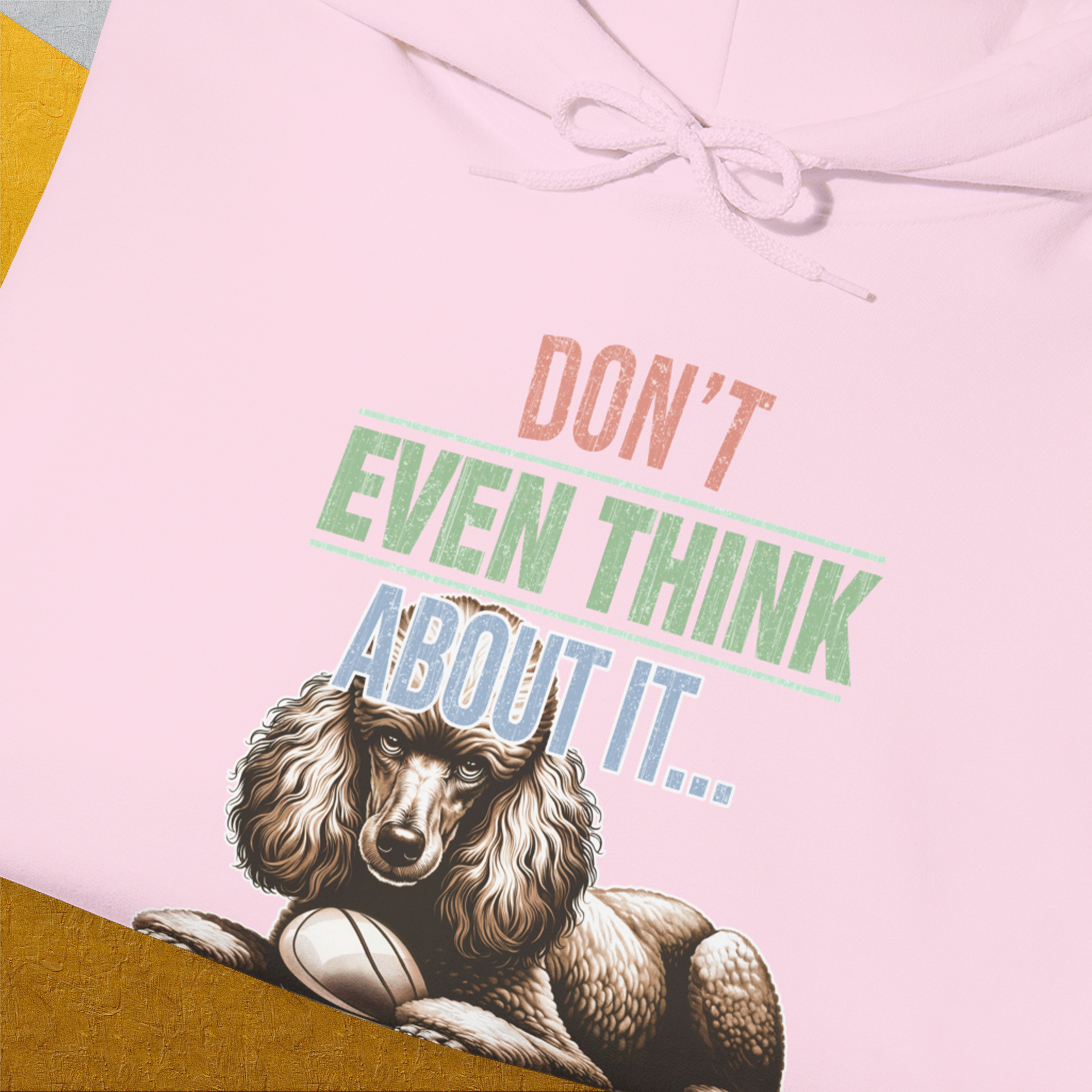 Don't Even Think About It..., Volume 1, Unisex Hoodie-, Design by Dog Gang