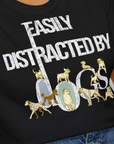 Easily Distracted By Dogs Series, Volume 1, Unisex T-Shirt-, Design by Dog Gang