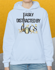 Easily Distracted By Dogs Series, Volume 1, Unisex Hoodie-, a fun and stylish design for dog lovers from Dog Gang