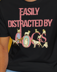 Easily Distracted By Dogs Series, Volume 2, Unisex T-Shirt-. For dog lovers and dog owners. Design by Dog Gang