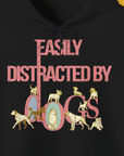 Easily Distracted By Dogs Series, Volume 2, Unisex Hoodie-. A dog-themed Design from Dog Gang