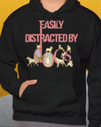 Easily Distracted By Dogs Series, Volume 2, Unisex Hoodie-, a cool and stylish design with a funny saying from Dog Gang