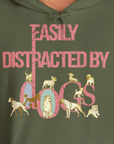 Easily Distracted By Dogs Series, Volume 2, Unisex Hoodie-. A perfect gift for dog lovers and dog owners. Design by Dog Gang