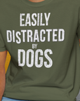 Easily Distracted By Dogs Series, Volume 4, Unisex T-Shirt-. A dog-themed Design from Dog Gang