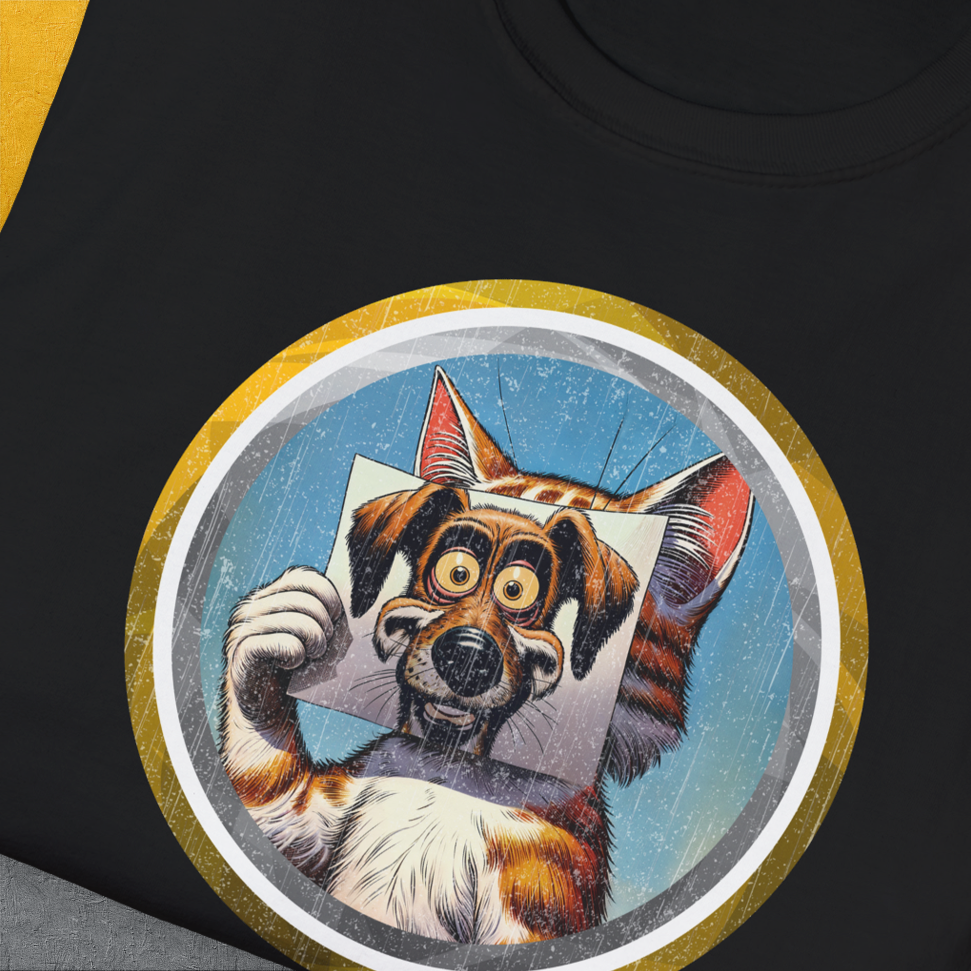 Beware Of The Fake Dogs! Volume 1, Unisex T-Shirt-. A dog-themed Design from Dog Gang