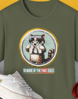 Beware Of The Fake Dogs! Volume 2, Unisex T-Shirt-Military Green, Design by Dog Gang