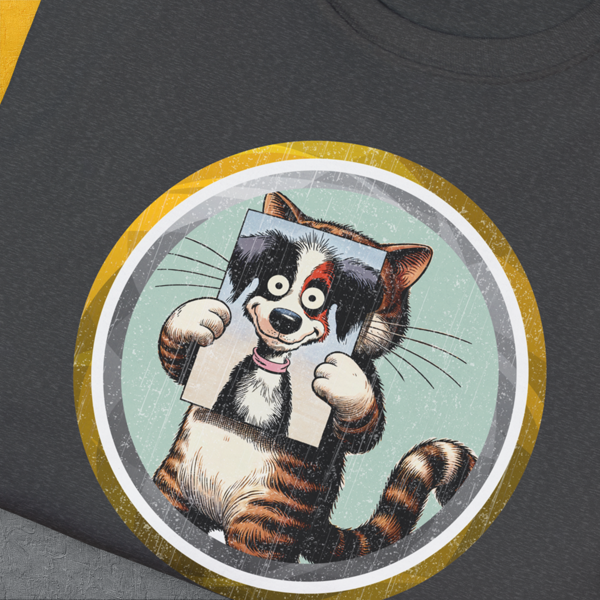 Beware Of The Fake Dogs! Volume 2, Unisex T-Shirt-. A dog-themed Design from Dog Gang