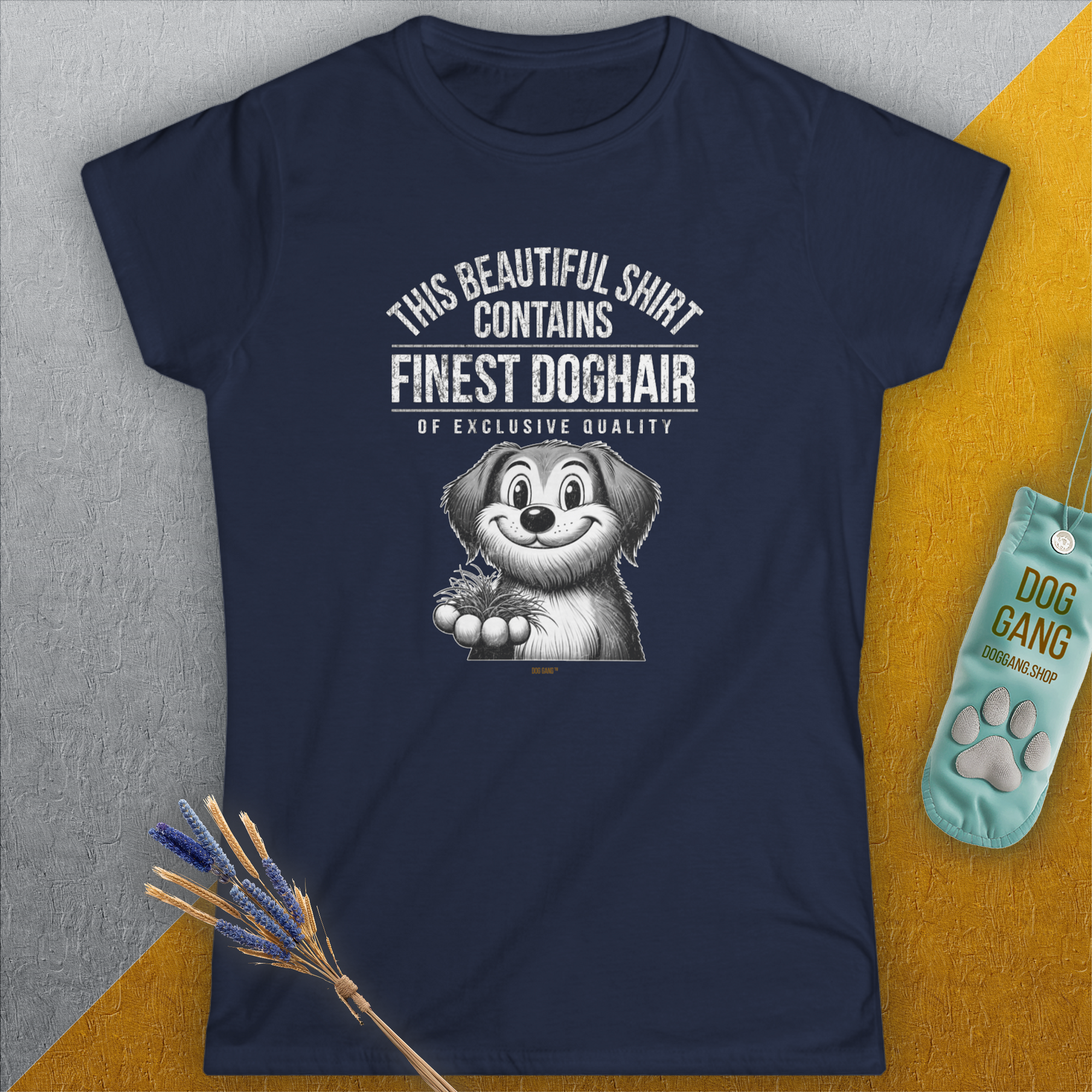 This Beautiful Shirt Contains Finest Dog Hair Of Exclusive Quality, Volume 1, Women's T-Shirt-, a fun and stylish design for dog lovers from Dog Gang