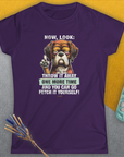 Go Fetch It Yourself Series, Volume 2, Women's T-Shirt-, a fun and stylish design for dog lovers from Dog Gang