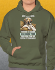Go Fetch It Yourself Series, Volume 1, Unisex Hoodie-Kapuzi mit lustigem Spruch für Hundefreunde, Design by Dog Gang
