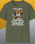 Go Fetch It Yourself Series, Volume 2, Unisex T-Shirt-lustiger Spruch auf bequemen Shirt für Hundeliebhaber, Design by Dog Gang