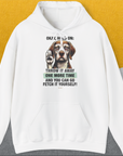 Go Fetch It Yourself Series, Volume 3, Unisex Hoodie-White-cooles Shirt mit lustigem Spruch für Hundefreunde, Design by Dog Gang