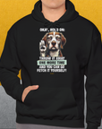 Go Fetch It Yourself Series, Volume 3, Unisex Hoodie-Kapuzi mit lustigem Spruch für Hundefreunde, Design by Dog Gang