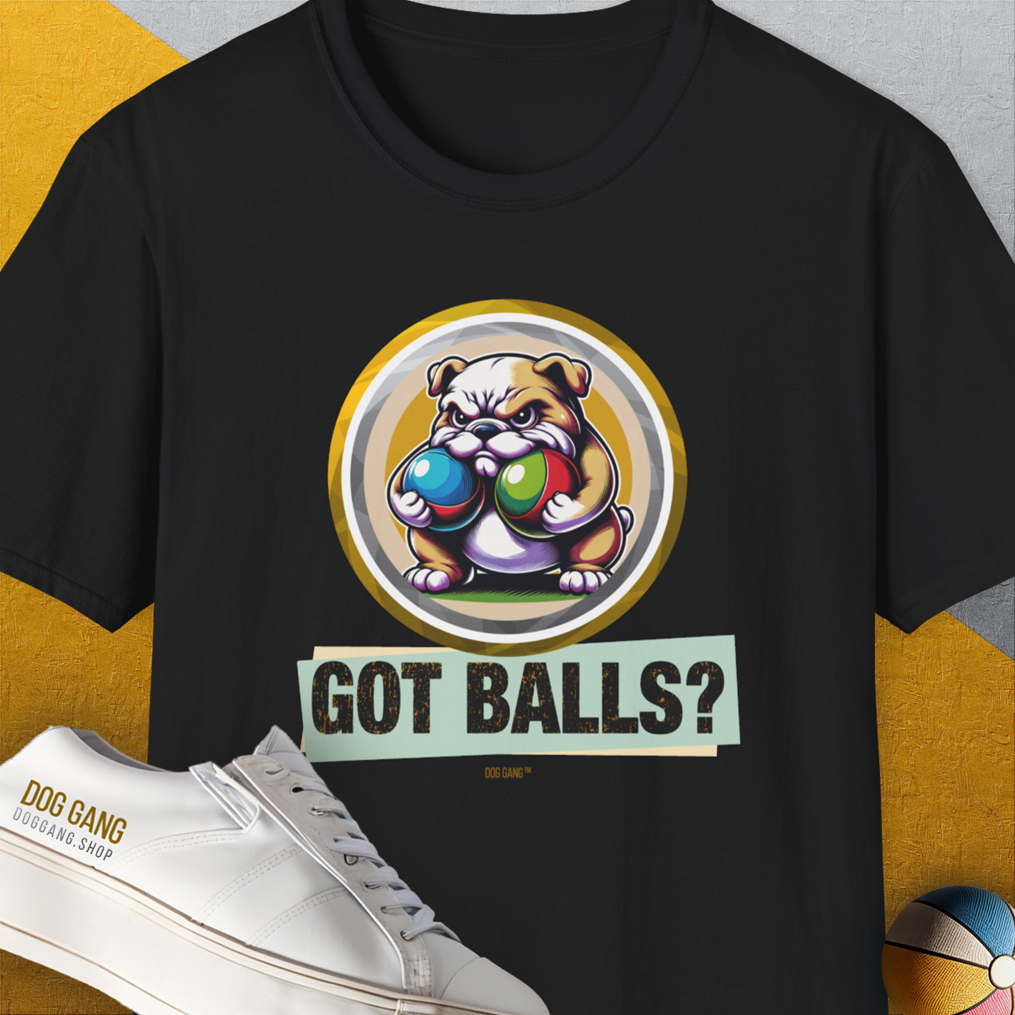 Got Balls? Volume 2, Unisex T-Shirt-Black, Design by Dog Gang