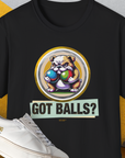Got Balls? Volume 2, Unisex T-Shirt-Black, Design by Dog Gang