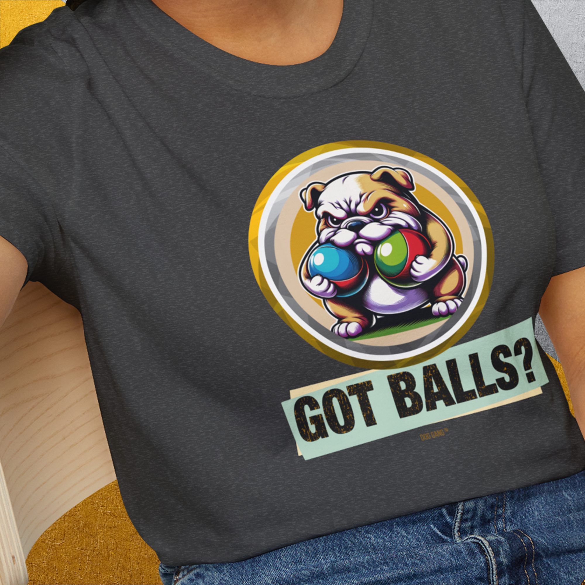 Got Balls? Volume 2, Unisex T-Shirt-, a fun and stylish design for dog lovers from Dog Gang