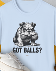 Got Balls? Volume 3, Unisex T-Shirt-Light Blue, Design by Dog Gang