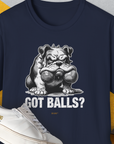 Got Balls? Volume 3, Unisex T-Shirt-Navy, a cool and stylish design with a funny saying from Dog Gang