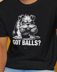 Got Balls? Volume 3, Unisex T-Shirt-. For dog lovers and dog owners. Design by Dog Gang