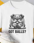 Got Balls? Volume 4, Unisex T-Shirt-White, a cool and stylish design with a funny saying from Dog Gang