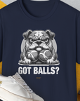 Got Balls? Volume 4, Unisex T-Shirt-Navy, Design by Dog Gang