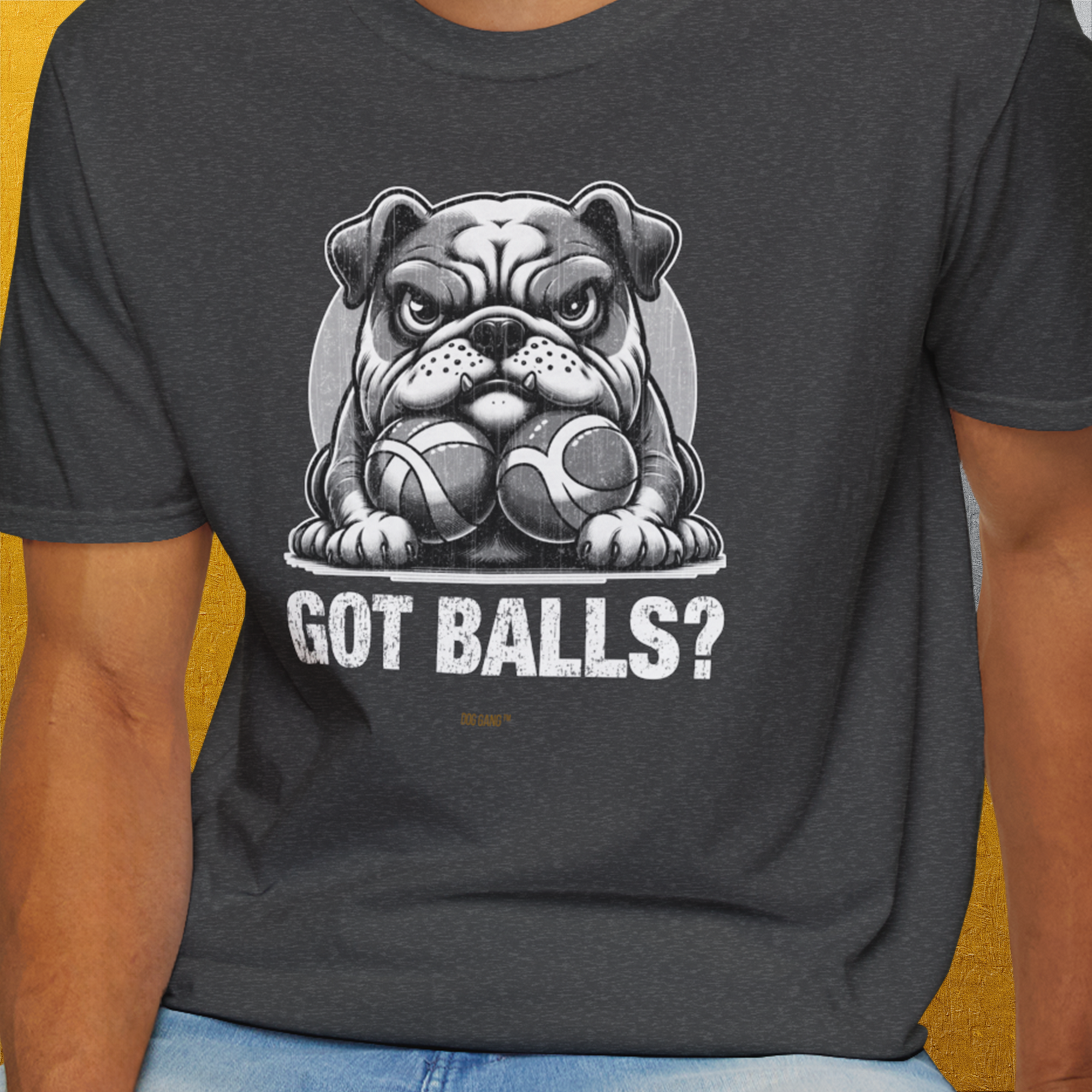 Got Balls? Volume 4, Unisex T-Shirt-. For dog lovers and dog owners. Design by Dog Gang
