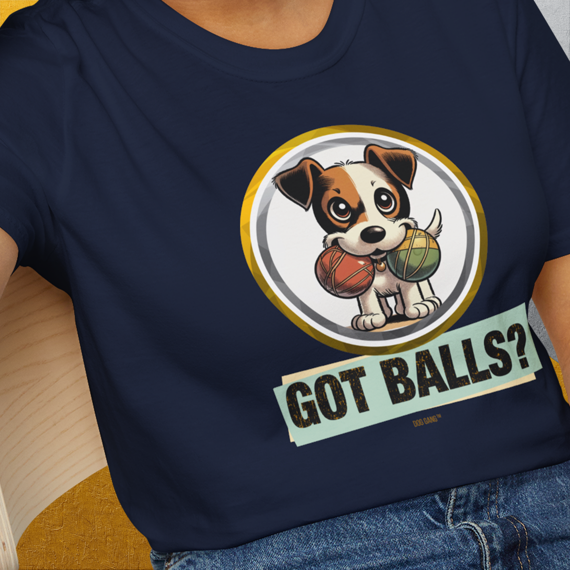 Got Balls? Volume 5, Unisex T-Shirt-, a fun and stylish design for dog lovers from Dog Gang