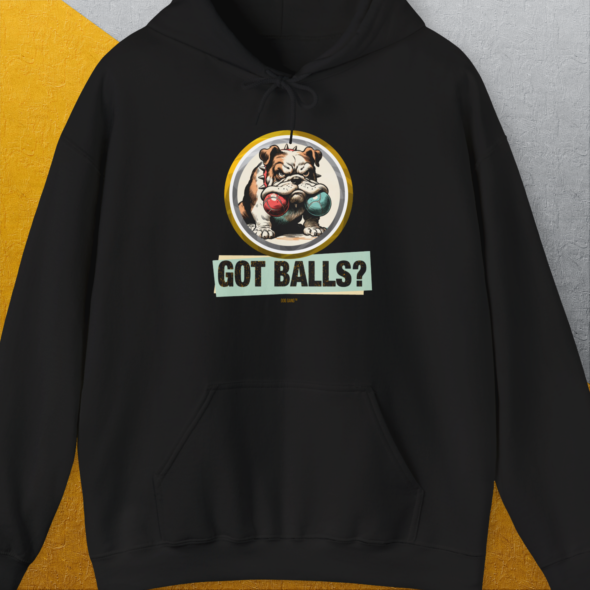Got Balls? Volume 1, Unisex Hoodie-Black, Design by Dog Gang