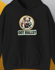 Got Balls? Volume 1, Unisex Hoodie-Black, Design by Dog Gang