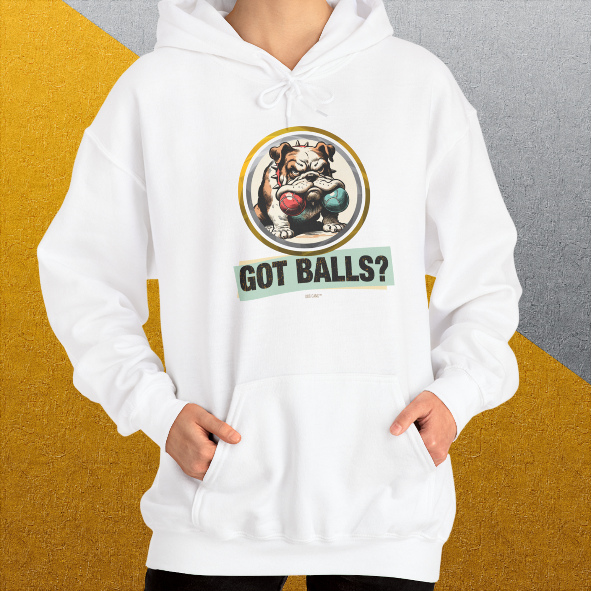 Got Balls? Volume 1, Unisex Hoodie-. A perfect gift for dog lovers and dog owners. Design by Dog Gang