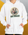 Got Balls? Volume 1, Unisex Hoodie-. A perfect gift for dog lovers and dog owners. Design by Dog Gang