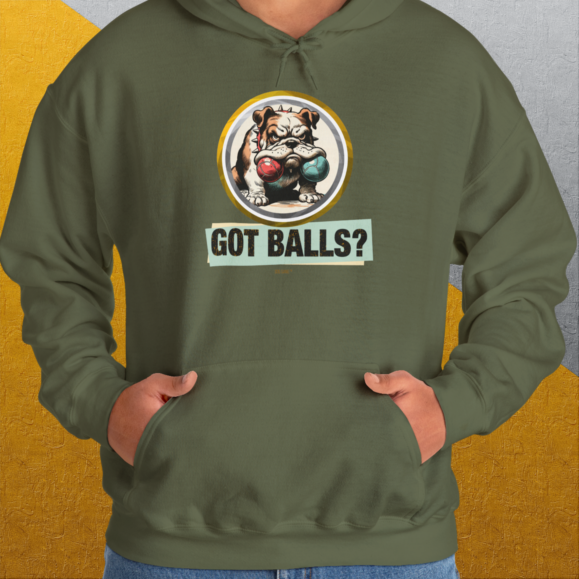 Got Balls? Volume 1, Unisex Hoodie-, Design by Dog Gang