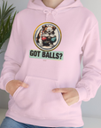 Got Balls? Volume 1, Unisex Hoodie-, Design by Dog Gang