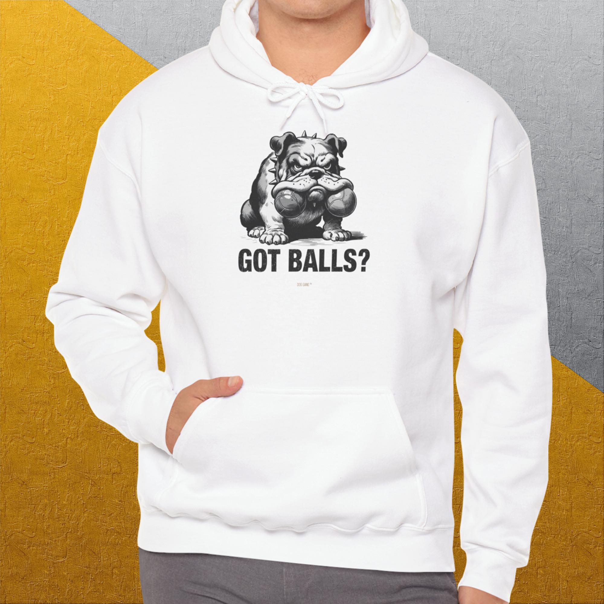 Got Balls? Volume 3, Unisex Hoodie-. For dog lovers and dog owners. Design by Dog Gang
